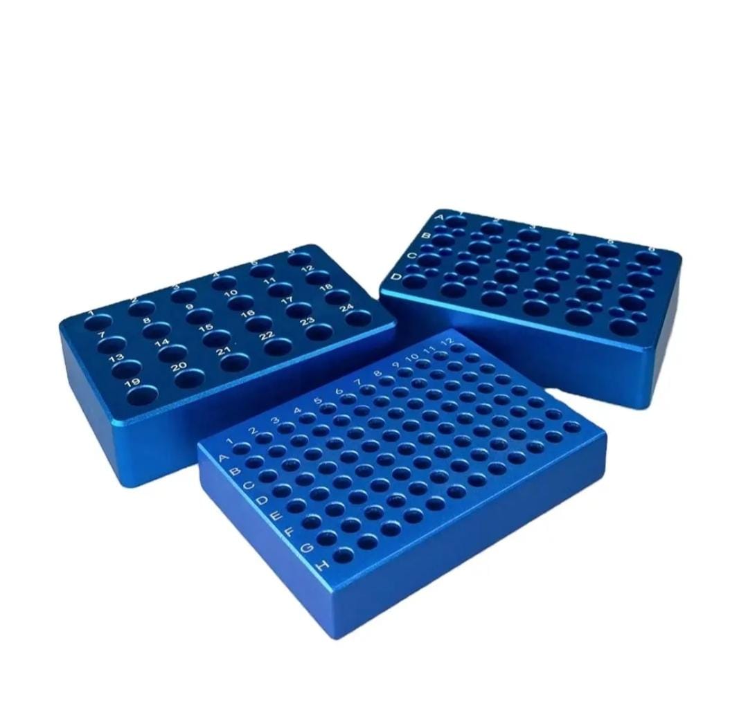 PCR Metal Cooler Rack 1.5ml 24 Wells – Aluminum Alloy